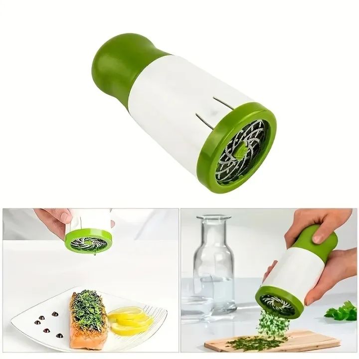 Herbs Grinder Manual Multifunctional Stainless Steel Chopper Dhanya Podina Chopper Coriander and Mint Leaves Hand Crusher All Herbs High Quality Chopper