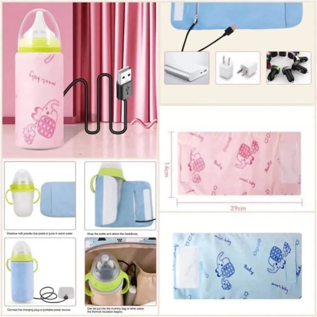 USB Milk Bottle Warmer Heater Multifunction Coffee Tea Mug Beverage Warming Bag Feeder Warmer
