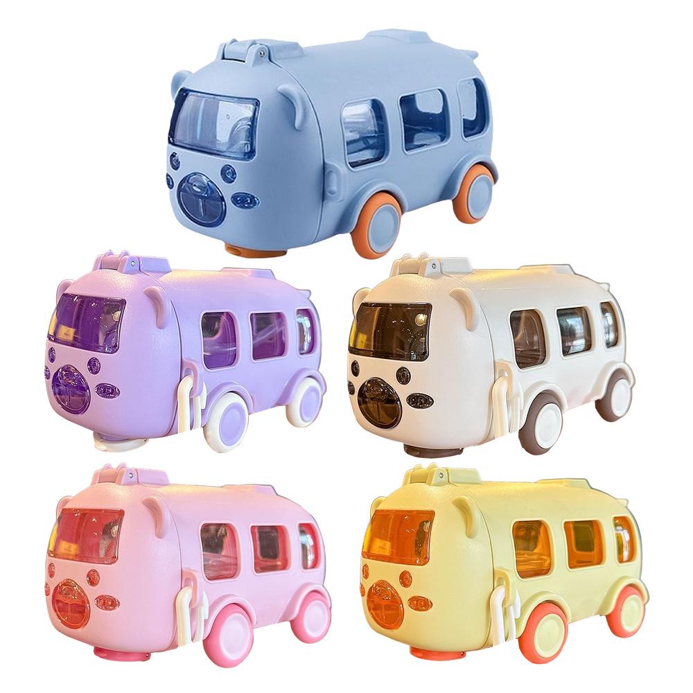 Bus Shape Water Bottle with Handle for Kids Toddler School Sports Camping