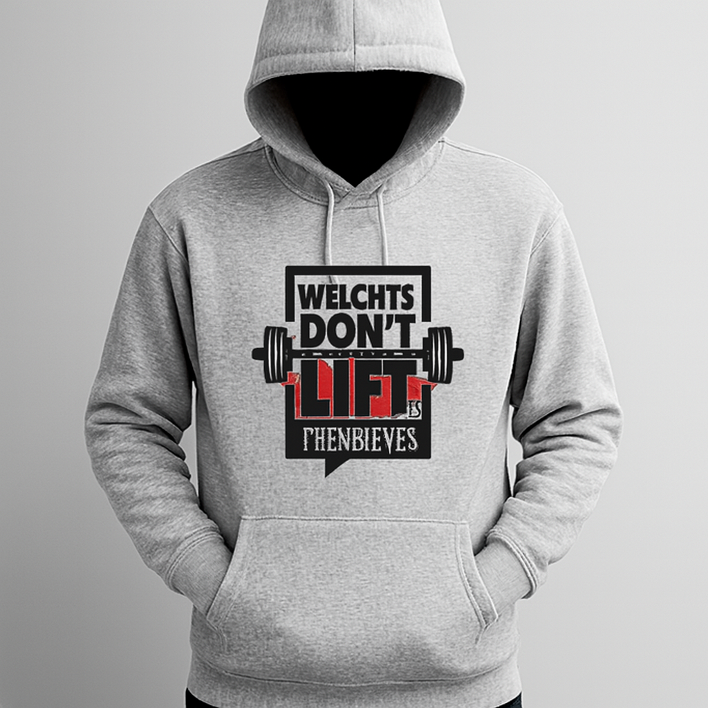 Printed Grey Hoodie for Teens & Adults (Men & Women)