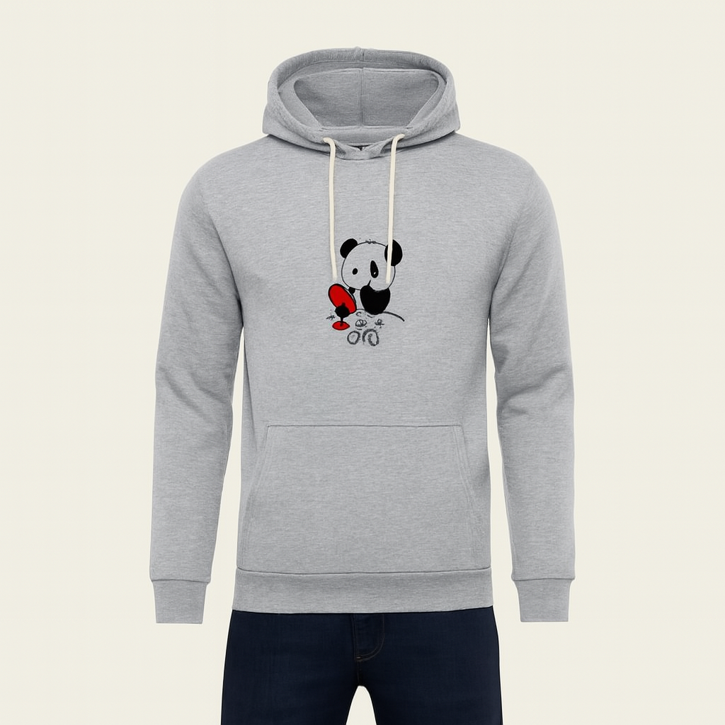 Printed Grey Hoodie for Teens & Adults (Men & Women)