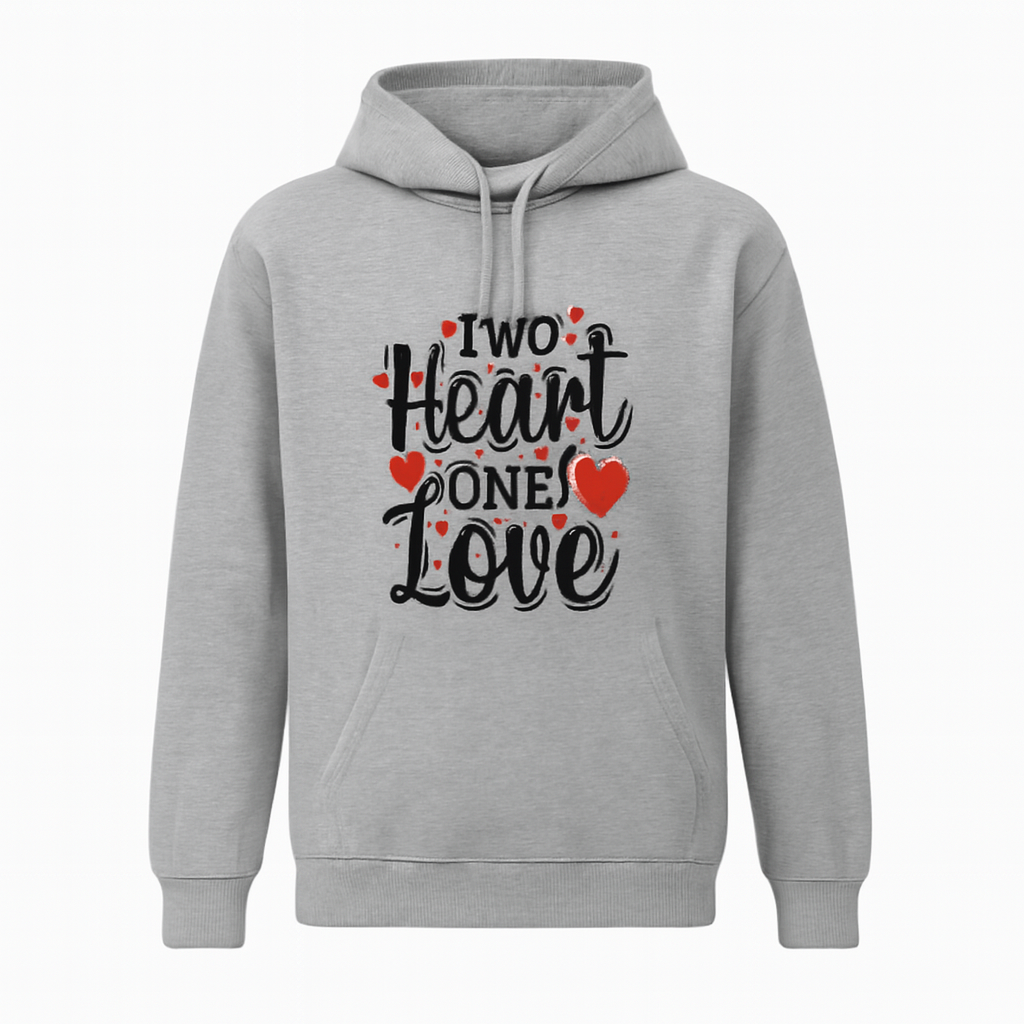 Printed Grey Hoodie for Teens & Adults (Men & Women)