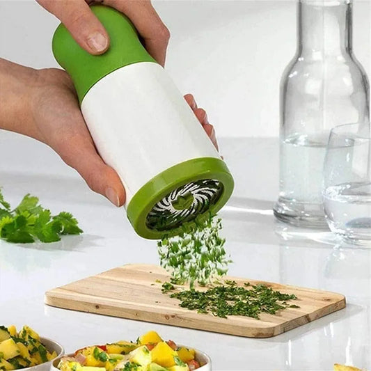 Herbs Grinder Manual Multifunctional Stainless Steel Chopper Dhanya Podina Chopper Coriander and Mint Leaves Hand Crusher All Herbs High Quality Chopper
