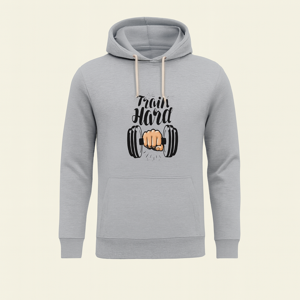 Printed Grey Hoodie for Teens & Adults (Men & Women)