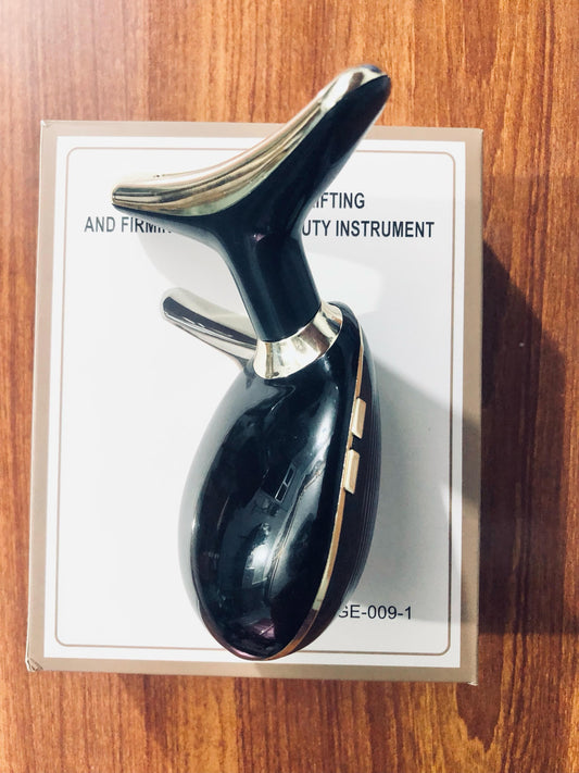 Neck Face Massager Skin Care Facial Massage Device with 3 Color Modes for Skin Rejuvenation Face Sculpting Tool for Double Chin